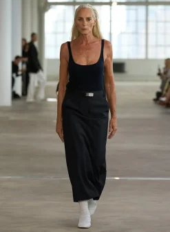 Tibi Washable Cashmere Tank Sweater Navy