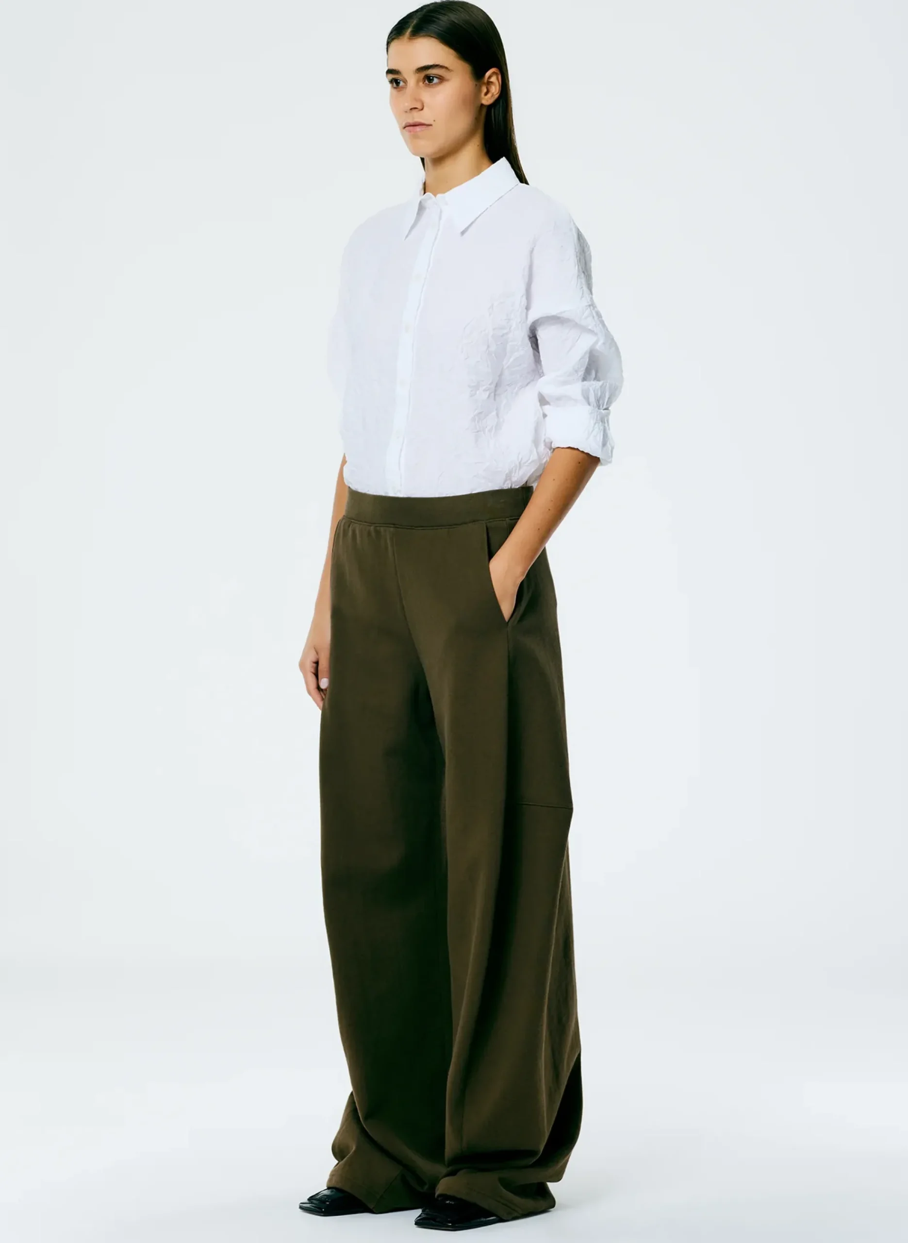 Discount Tibi Winslow Sweatpant - Petite Wood