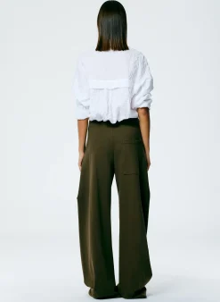 Clearance Tibi Winslow Sweatpant - Regular Wood